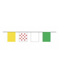 Guirlande fanions Tour de France aux couleurs des...